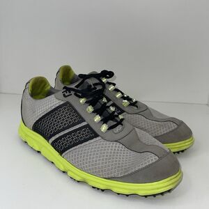 FootJoy Superlites Tiger Style PGA Golf Shoes 58118 Grey Lime Mens Size 11